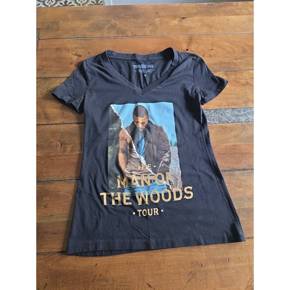 Justin Timberlake Man of the Woods 2018 World Tour Shirt Women’s Medium